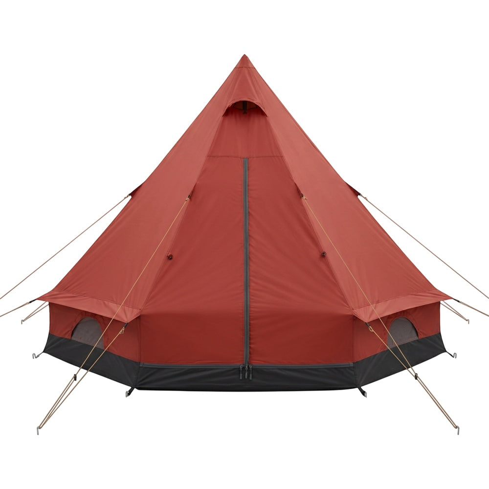 Raiw Three-Person Hexagonal Cone Tent 280 cm Clay and Charcoal - Product view