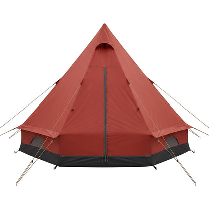 Raiw Three-Person Hexagonal Cone Tent 280 cm Clay and Charcoal - Product view